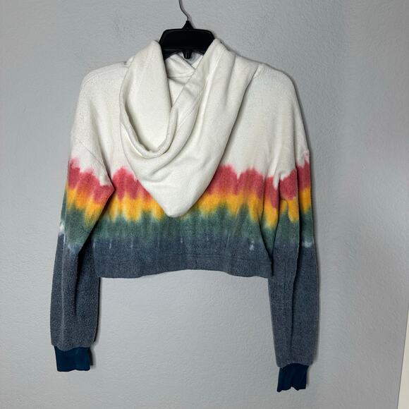 Feat Women's Sunset Lover BlanketBlend Crop Hoodie - Picture 4 of 7